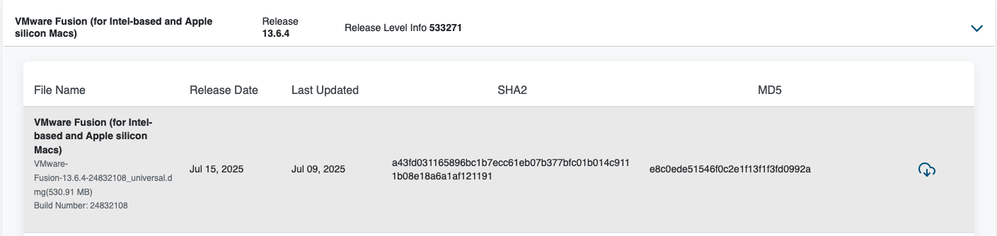 VMware Fusion downlaod